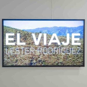 "El viaje", Léster Rodríguez, 2020,  Vídeo: color, monocanal, 04:25 minutos